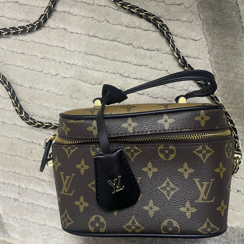 Louis Vuitton Vanity Handbag Reverse Monogram Canvas PM - Brown - Unused